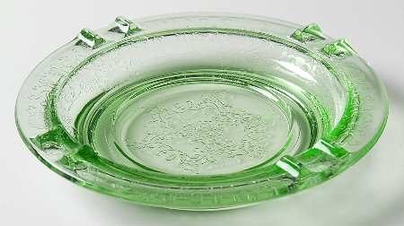 Florentine 2 Green 5" Ashtray