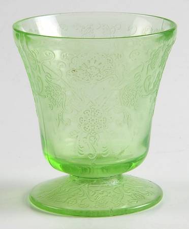 Florentine 2 Green Juice Glass
