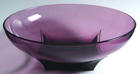 Moroccan Amethyst 11" Round Bowl by Hazel-Atlas
