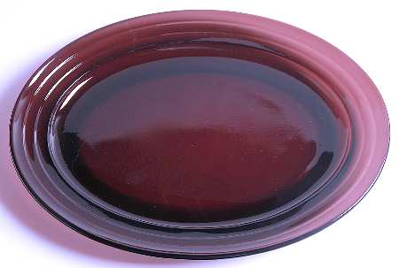 Moderntone Amethyst (Transparent) 12" Oval Platter