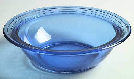 Moderntone Cobalt Blue (Transparent) 8" Large Fruit Bowl