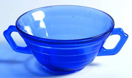 Moderntone Cobalt Blue (Transparent) Cream Soup Bowl