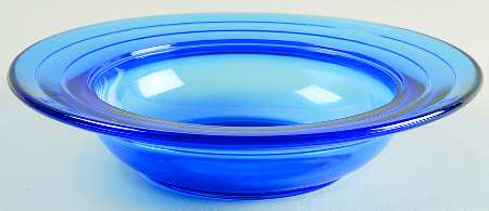 Moderntone Cobalt Blue (Transparent) Rimmed Cereal Bowl