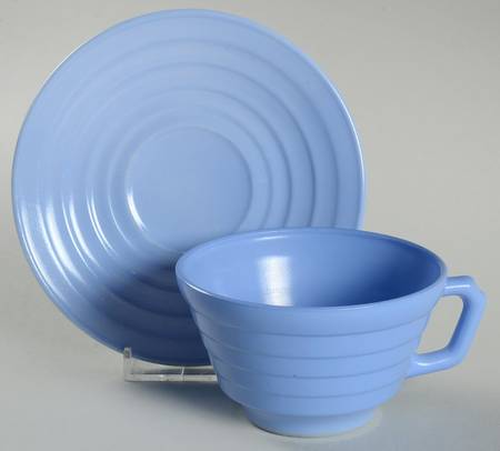 Moderntone Platonite Pastel Blue Cup and Saucer Set