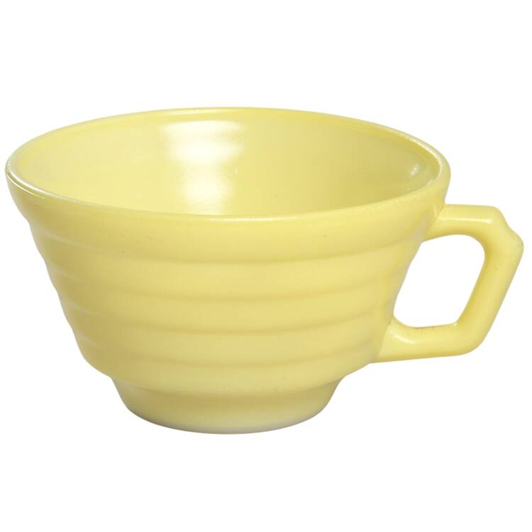 Moderntone Platonite Pastel Yellow Flat Cup