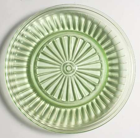 New Century Green Dinner Plate by Hazel-Atlas