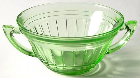 New Century Green Cream Soup Bowl
