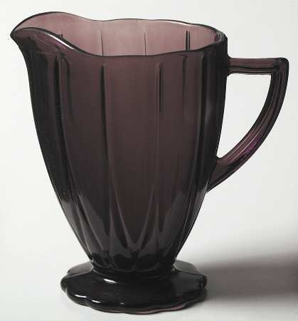 Newport Amethyst Footed Creamer