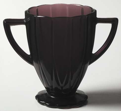 Newport Amethyst Footed Open Sugar