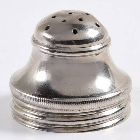 Newport Cobalt Blue Metal Lid for Footed Shaker