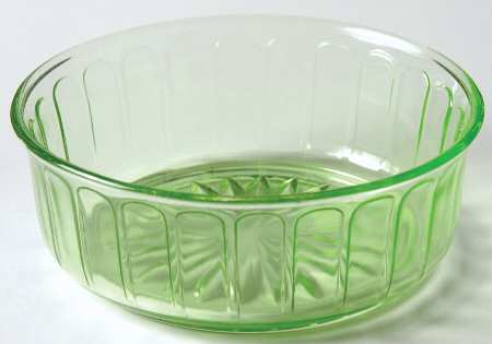 Ribbon Green 4" Small Fruit/Dessert Bowl