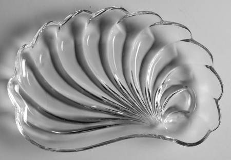 Colonial Swirl Shell Snack Plate No Cup