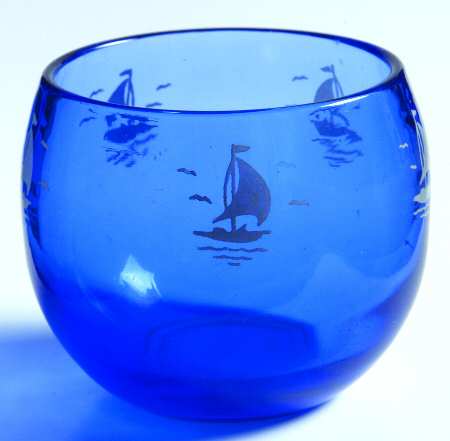 Ships Blue with White Roly Poly