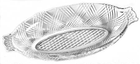 Starlight Clear 8" Oval Relish
