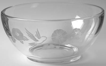 Hummingbird 8" Round Bowl