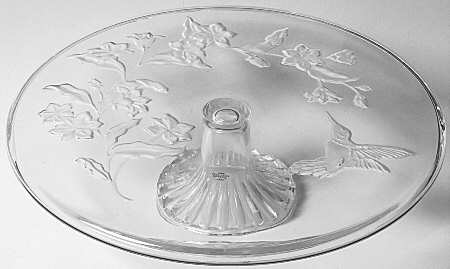 Hummingbird Round Cake Stand