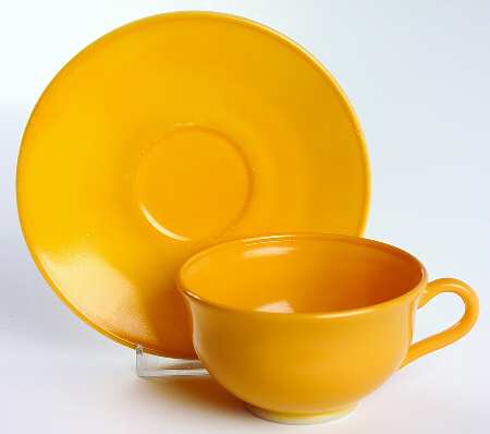 Ovide Butterscotch Cup & Saucer Set