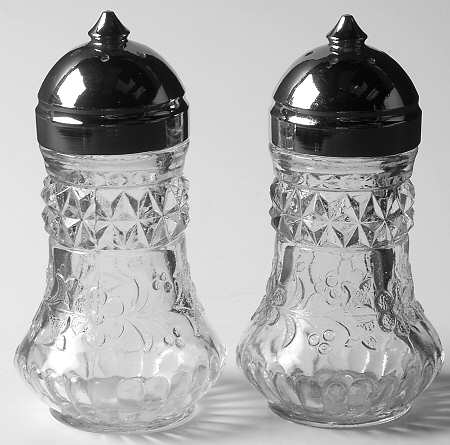 Wildflower Clear Shaker Set w/Metal Lids