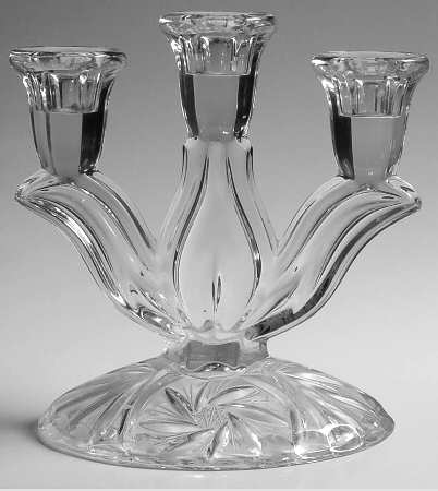Pinwheel 3 Light Candlestick