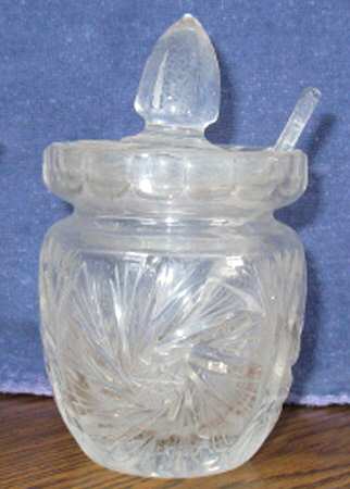 Pinwheel Jam/Jelly with Lid and Spoon