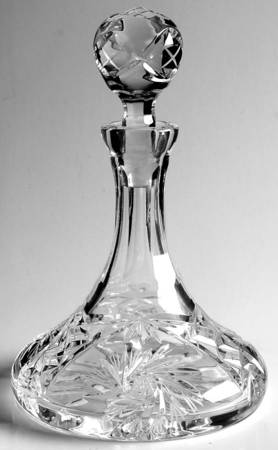 Pinwheel Cordial Decanter & Stopper