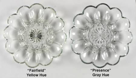 Fairfield Clear Deviled Egg Server