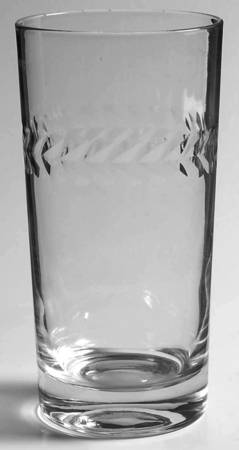 Laurel (Polished Cut) 12 Oz Flat Tumbler