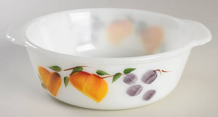 Fruit 2 Quart Round Covered Casserole, No Lid