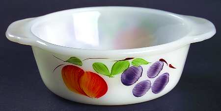 Fruit 1 Pint Round Covered Casserole No Lid
