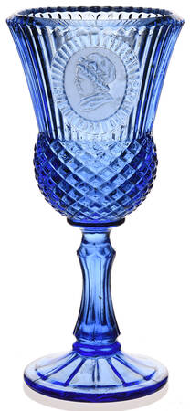 George & Martha Washington Water Goblet