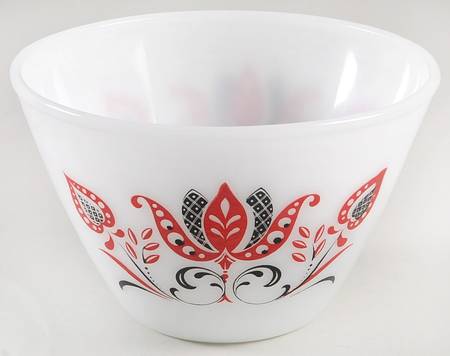 Modern Tulips 7" Splash Proof Mixing Bowl