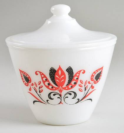 Modern Tulips Drip Jar & Lid