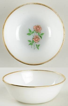 Anniversary Rose Small Fruit Dessert Bowl