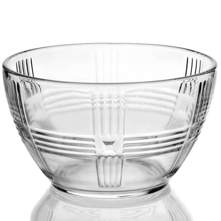 Crisscross Clear 5" Mixing Bowl