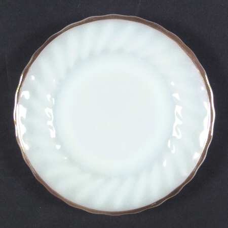 Swirl Golden Shell Lustre 7" Salad Plate