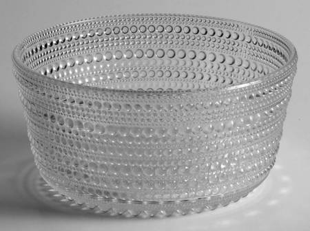 Kastehelmi (Clear) 6" Round Bowl