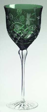 AJC1 Emerald Green Water Goblet