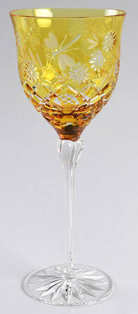 AJC1 Amber Water Goblet