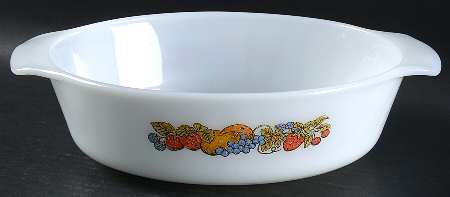 Nature's Bounty 1.5 Quart Oval, Covered Casserole, No Lid