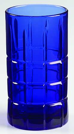 Tartan Cobalt 12 Oz Flat Tumbler