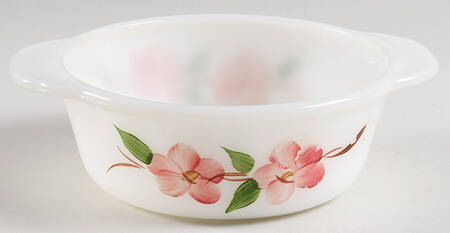 Peach Blossom 1 Pint Round Covered Casserole No Lid