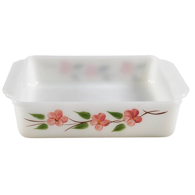 Peach Blossom 8" Square Baker