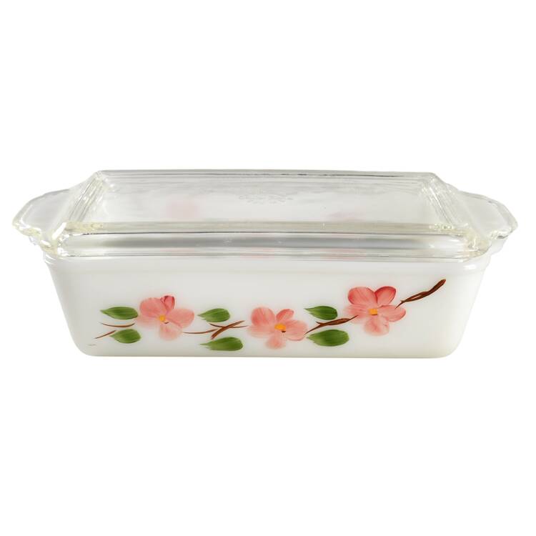 Peach Blossom Laof Pan with Cover