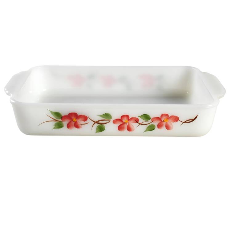 Peach Blossom 10" Rectangular Baker