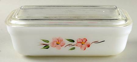 Peach Blossom Large Refrigerator Jar & Lid
