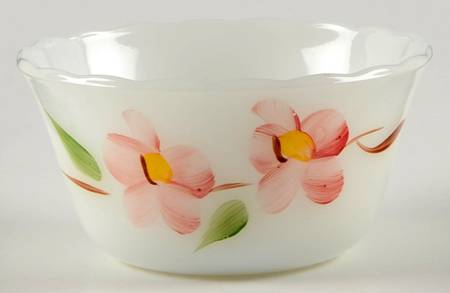 Peach Blossom Custard Cup