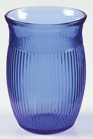 Fine Rib Cobalt (Blue) 5 Oz Flat Tumbler