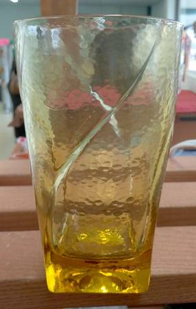 Pebbletone Gold Flat Tumbler