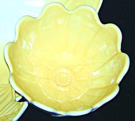 Leaf and Blossom Yellow Blossom Bowl