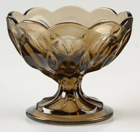 Fairfield Brown Round Compote (Height X Width)